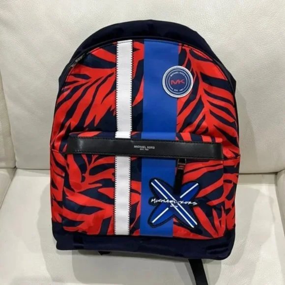 Michael Kors Kent printed Nylon unisex Backpack (BNWOT) - Picture 1 of 7